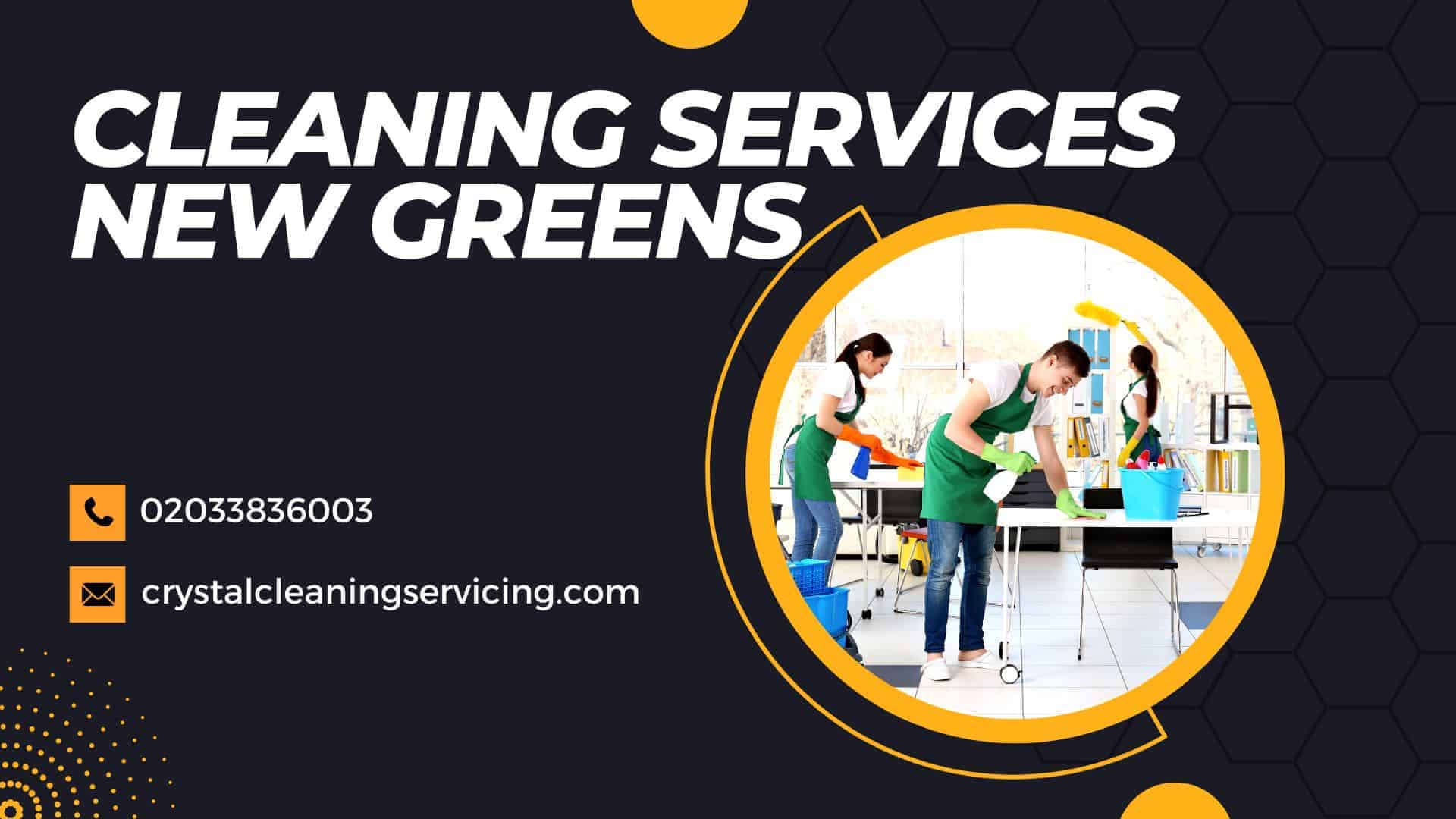 Cleaning Services New Greens AL3 London